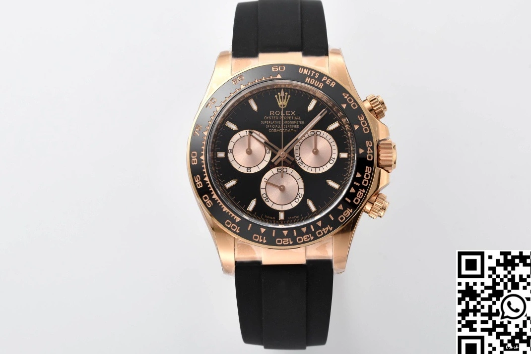 Clean Daytona Bezel Black Factory Cosmograph M126518 Rolex 1120
